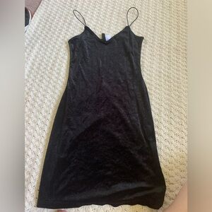 Black sparkly mini dress